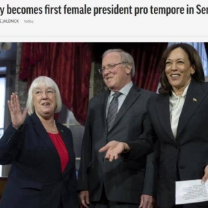 美国选出首位女性参院临时议长 系总统第三顺位继承人 ...
