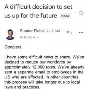 睡梦中收到裁人邮件！谷歌环球裁人1.2万，科技人才高薪期间即将竣事？ ...