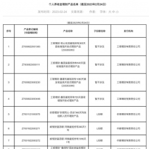 个人养老金理产业品增至18款：子份额新增“B份额”定名 ...